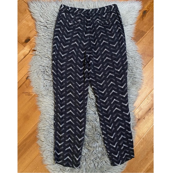 Madewell Printed Delancey Trousers Pants Size 0 - Picture 3 of 4